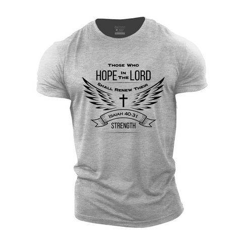 Men's Isaiah 40:31 Cotton T-Shirt