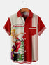 Men's Christmas Funny Graphic Short Sleeve Hawaiian Shirt