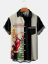 Men's Christmas Funny Graphic Short Sleeve Hawaiian Shirt