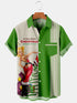 Men's Christmas Funny Graphic Short Sleeve Hawaiian Shirt