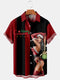 Men's Christmas Funny Graphic Short Sleeve Hawaiian Shirt