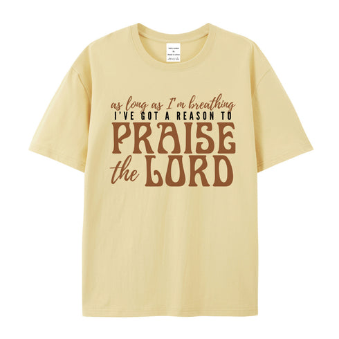 Unisex Praise The Lord Cotton T-Shirt