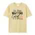 Unisex In The Waiting God Is Working Cotton T-Shirt