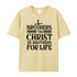 Unisex Brothers In Christ Cotton T-Shirt