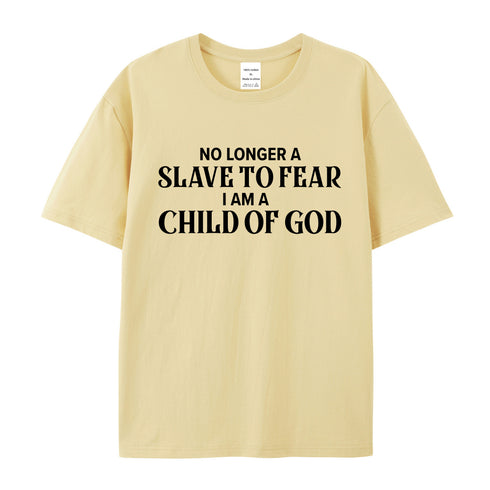 Unisex No Longer A Slave To Fear Cotton T-Shirt