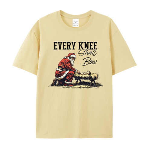 Unisex Every Knee Shall Bow Cotton T-Shirt