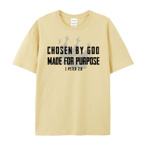 Unisex Chosen By God Made For Purpose Cotton T-Shirt