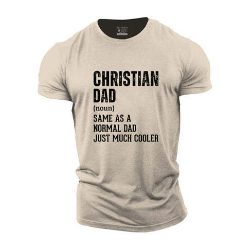Men's Christian Dad Cotton T-Shirt