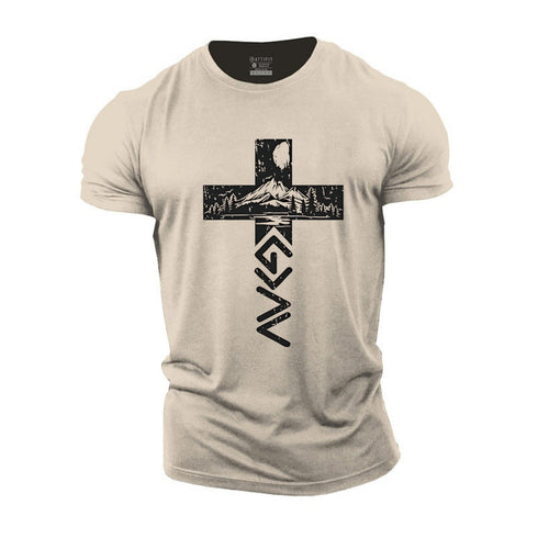 Men's God Is Greater Than The Highs And Lows Cotton T-Shirt