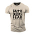 Men's Faith Over Fear Cotton T-Shirt