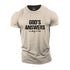 Men's God's Answers Are Always On Time Cotton T-Shirt
