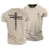 Men's By His Wounds We Are Healed Cotton T-Shirt