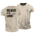 Men's Believe In The Lord Cotton T-Shirt
