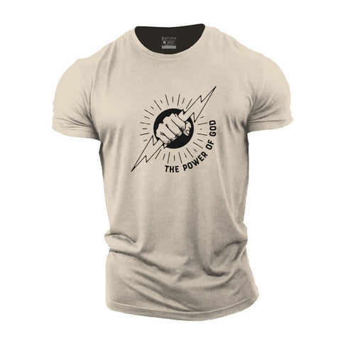 Men's The Power Of God Cotton T-Shirt