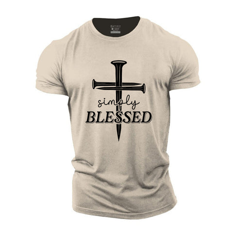 Men's Simply Blessed Cotton T-Shirt