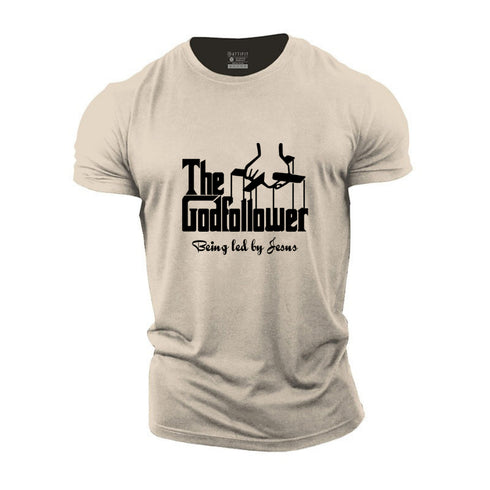 Men's Being Led By Jesus Cotton T-Shirt