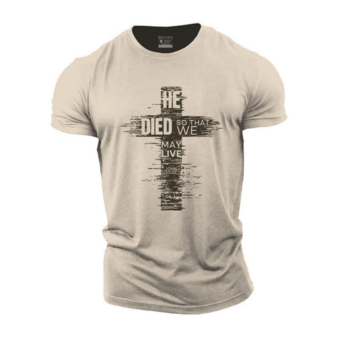 Men's We May Live Cotton T-Shirt