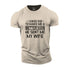 Men's I Asked God Cotton T-Shirt
