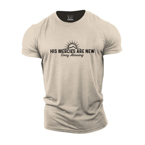 Unisex His Mercies Are New Every Morning Cotton T-Shirt