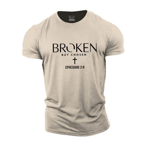 Men's Broken But Chosen Cotton T-Shirt