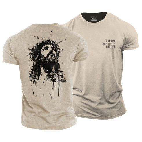 Men's The Way The Truth The Life Cotton T-Shirt