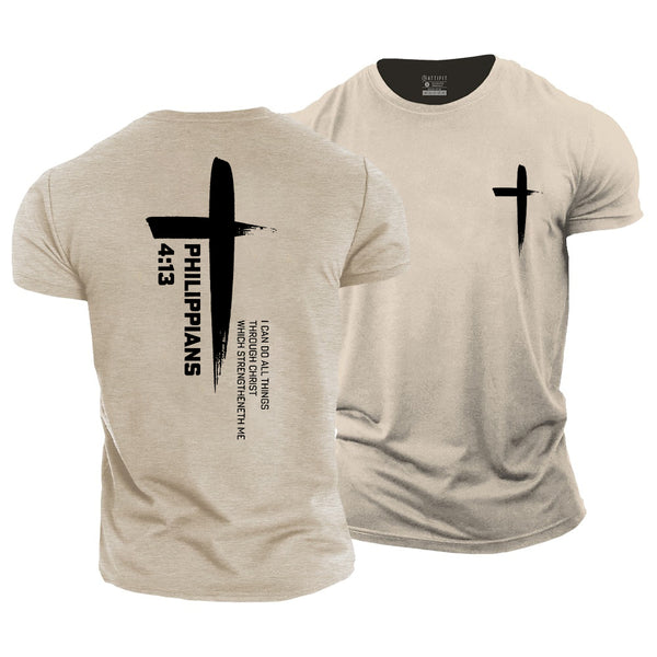 Unisex I Can Do All Things Through Christ Cotton T-Shirt