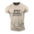 Men's Jesus Is Not Finished Don't Give Up Cotton T-Shirt