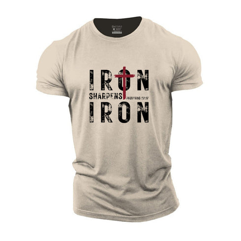 Men's Iron Sharpens Iron Cotton T-Shirt