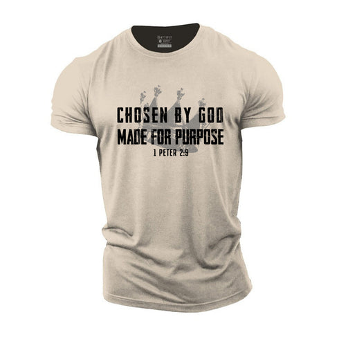 Unisex Chosen By God Made For Purpose Cotton T-Shirt