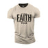 Men's Let Your Faith Bigger Than Your Fear Cotton T-Shirt