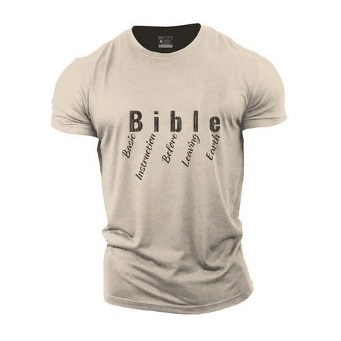 Men's Bible Cotton T-Shirt