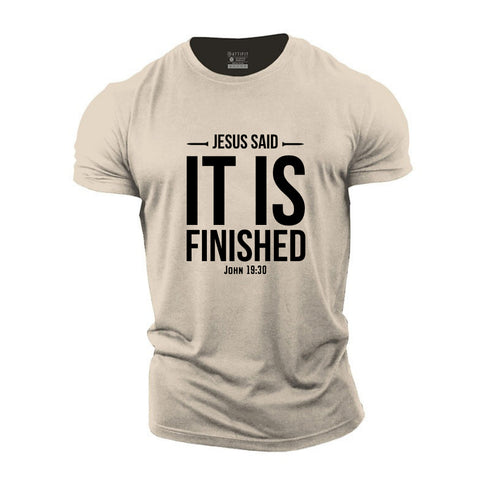 Men's It Is Finished Cotton T-Shirt
