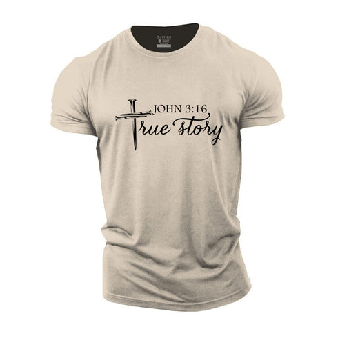 Men's True Story Cotton T-Shirt