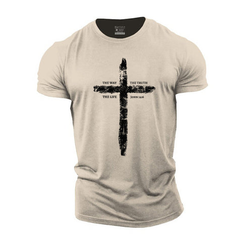 Men's The Way The Truth The Life Cotton T-Shirt