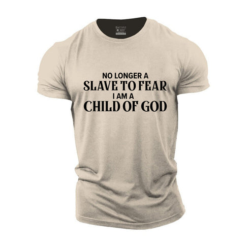 Unisex No Longer A Slave To Fear Cotton T-Shirt
