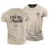 Men's Live By Faith Cotton T-Shirt
