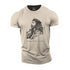 Men's Jesus And Lion Cotton T-Shirt