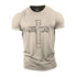 Men's Jesus Cross Cotton T-Shirt