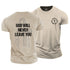 Men's GOD WILL NEVER LEAVE YOU Cotton T-Shirt