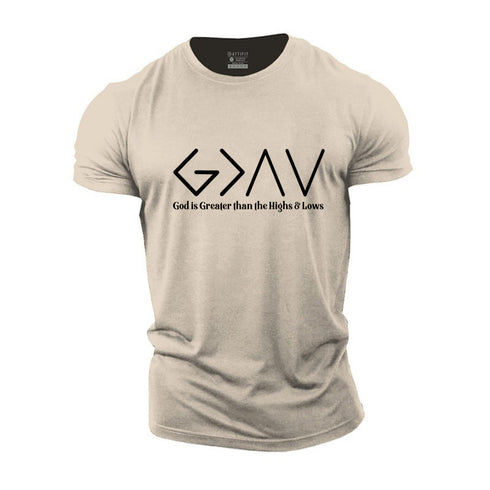 Unisex God is Greater than the Highs & Lows Cotton T-Shirt
