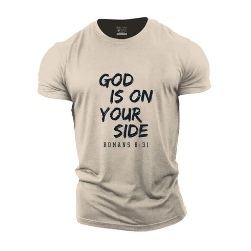 Men's God Is On Your Side Cotton T-Shirt