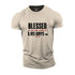 Men's Blessed Is One Who Walks In His Ways Cotton T-Shirt