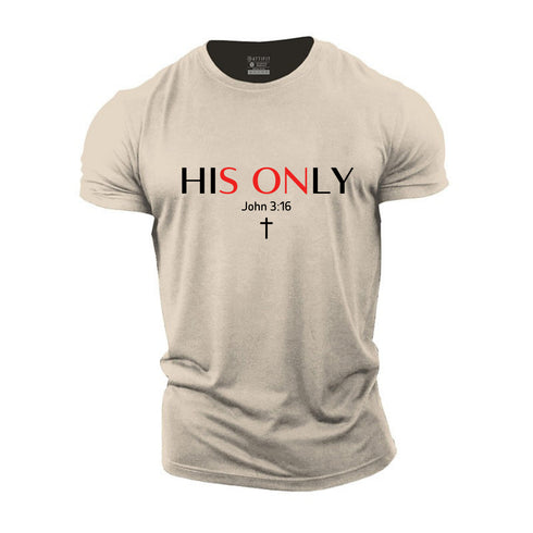 Men's His Only Son Cotton T-Shirt