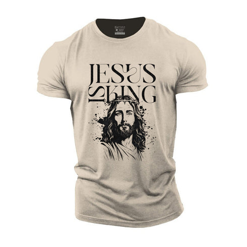 Unisex Jesus Is King Cotton T-Shirt