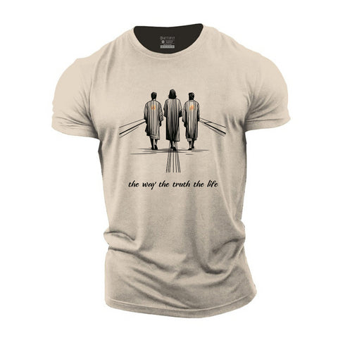 Men's The Way The Truth The Life Cotton T-Shirt
