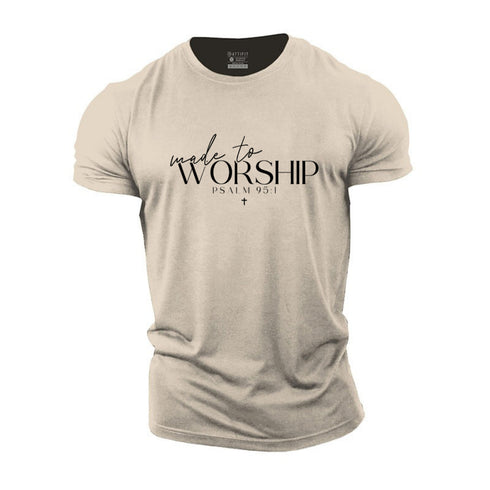 Men's Made To Worship Cotton T-Shirt