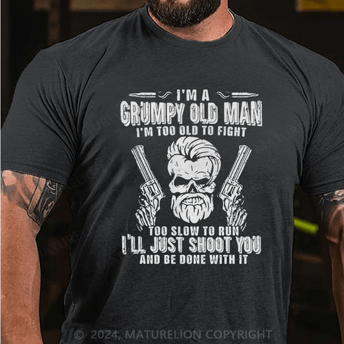 Men's GRUMPY MAN SARCASTIC T-SHIRT