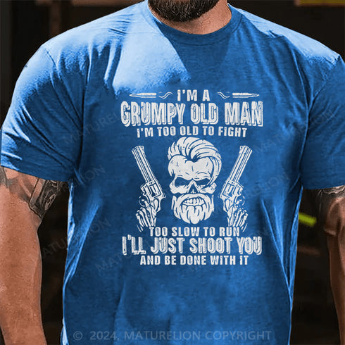 Men's GRUMPY MAN SARCASTIC T-SHIRT