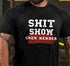 Men's Shit Show Crew Member Funny Men's Short Sleeve T-Shirt