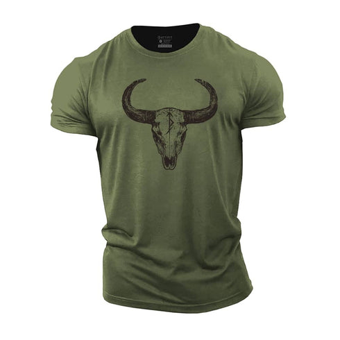 Men's Strength Bull Cotton T-Shirt